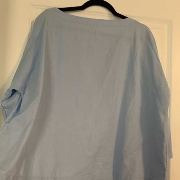 Grey Cove Size XL baby blue top - Picture 3 of 10